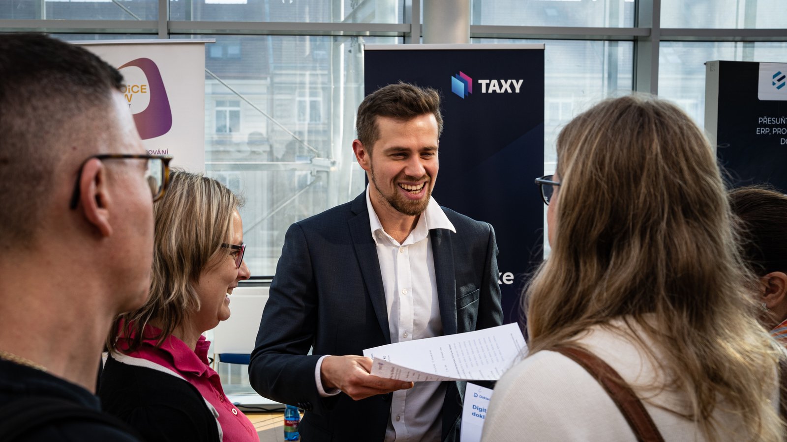 Marian Zikmund na stánku TAXY, pozvánka na veletrh Automation4Business 9. 11. 2026 v Cubex centru Praha